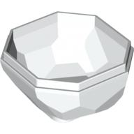 LEGO® los onderdeel Rots in kleur Wit 30294