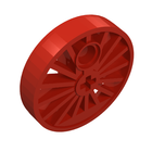 LEGO® los onderdeel Wiel in kleur Rood 85489a