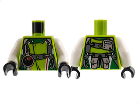 LEGO® los onderdeel Lijf met Motief Limoen 973pb0686c01