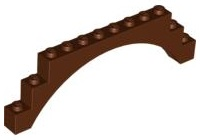 LEGO® los onderdeel Steen Boog Roodachtig Bruin 6108
