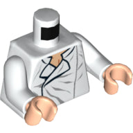 LEGO® los onderdeel Lijf met Motief Wit 973pb0725c01
