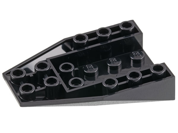 LEGO® los onderdeel Wig in kleur Zwart 4856b