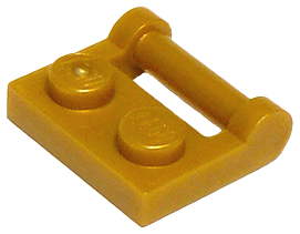 LEGO® los onderdeel Plaat Aangepast Parel Goud 48336