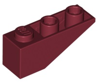 LEGO® los onderdeel Dakpan Omgekeerd Donkerrood 4287