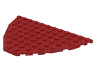 LEGO® los onderdeel Wig Plaat in kleur Donkerrood 47405