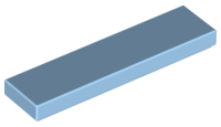 Plaatje in Gallery viewer laden, LEGO® los onderdeel Tegel Algemeen in kleur Maersk Blue 2431