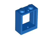 Plaatje in Gallery viewer laden, LEGO® los onderdeel Raamkozijn in kleur Blauw 60592