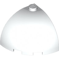 LEGO® los onderdeel Steen Rond in kleur Wit 88293