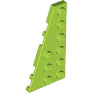 Plaatje in Gallery viewer laden, LEGO® los onderdeel Wig Plaat in kleur Limoen 54384