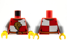 Plaatje in Gallery viewer laden, LEGO® los onderdeel Lijf met Motief Rood 973pb0693c01