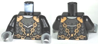 LEGO® los onderdeel Lijf met Motief Zwart 973pb0692c01