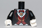 LEGO® los onderdeel Lijf met Motief Zwart 973pb0720c01