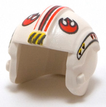 LEGO® los onderdeel Hoofddeksels in kleur Wit x164pb04