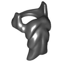 LEGO® los onderdeel Lijf Accessoire in kleur Zwart 6132