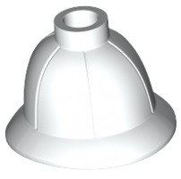 Plaatje in Gallery viewer laden, LEGO® los onderdeel Hoofddeksels in kleur Wit 30172