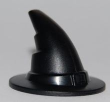 Plaatje in Gallery viewer laden, LEGO® los onderdeel Hoofddeksels in kleur Zwart 90460