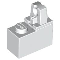 LEGO® los onderdeel Scharnier in kleur Wit 989c01