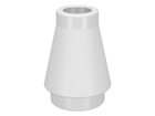 LEGO® los onderdeel Kegel in kleur Wit 4589