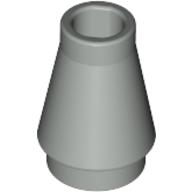 Plaatje in Gallery viewer laden, LEGO® los onderdeel Kegel in kleur Lichtgrijs 4589