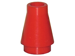 LEGO® los onderdeel Kegel in kleur Rood 4589