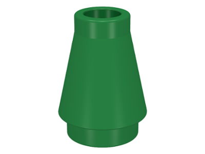 LEGO® los onderdeel Kegel in kleur Groen 4589