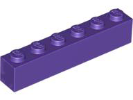 LEGO® los onderdeel Steen in kleur Donkerpaars 3009