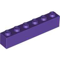 Plaatje in Gallery viewer laden, LEGO® los onderdeel Steen in kleur Donkerpaars 3009
