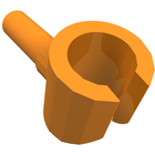 LEGO® los onderdeel Lijf Accessoire in kleur Oranje 983