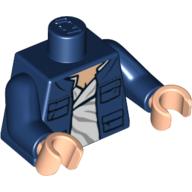 LEGO® los onderdeel Lijf met Motief Donkerblauw 973pb0728c01