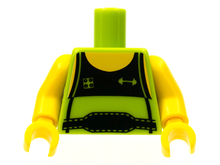 Plaatje in Gallery viewer laden, LEGO® los onderdeel Lijf met Motief Limoen 973pb0711c01