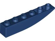 LEGO® los onderdeel Dakpan Gebogen Donkerblauw 42023
