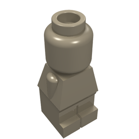 LEGO® los onderdeel Lijf Accessoire Donker Geelbruin 85863