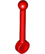 LEGO® los onderdeel Antenne in kleur Rood 4593