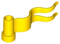 Plaatje in Gallery viewer laden, LEGO® los onderdeel Vlag in kleur Geel 4495b