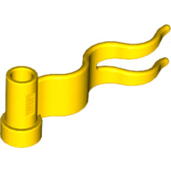 LEGO® los onderdeel Vlag in kleur Geel 4495b