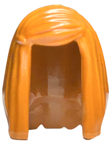 LEGO® los onderdeel Haar in kleur Donker Oranje 92083