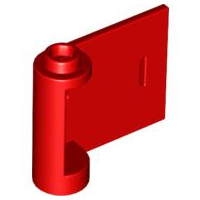 Plaatje in Gallery viewer laden, LEGO® los onderdeel Deur in kleur Rood 92263