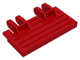 LEGO® los onderdeel Scharnier in kleur Rood 92092