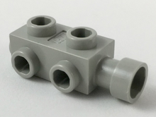 Plaatje in Gallery viewer laden, LEGO® los onderdeel Steen Aangepast in kleur Lichtgrijs 4595