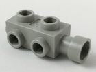 LEGO® los onderdeel Steen Aangepast in kleur Lichtgrijs 4595