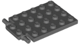 LEGO® Plaat Aangepast Donker Blauwachtig Grijs 92099