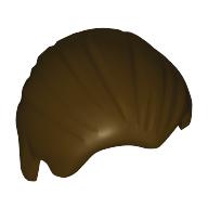 Plaatje in Gallery viewer laden, LEGO® los onderdeel Haar in kleur Donker Bruin 92081