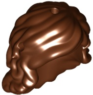 Plaatje in Gallery viewer laden, LEGO® los onderdeel Haar in kleur Roodachtig Bruin 92256
