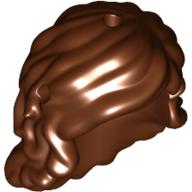 LEGO® los onderdeel Haar in kleur Roodachtig Bruin 92256