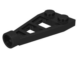 LEGO® los onderdeel Plaat Aangepast in kleur Zwart 4596
