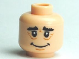 LEGO® los onderdeel Hoofd in kleur Lichte Noga 3626pb0493