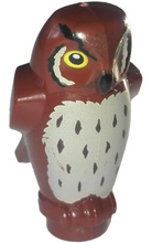 Plaatje in Gallery viewer laden, LEGO® los onderdeel Luchtdier Roodachtig Bruin 92084pb01