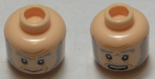 Plaatje in Gallery viewer laden, LEGO® los onderdeel Hoofd in kleur Lichte Noga 3626cpb0588