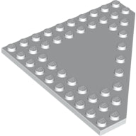 Plaatje in Gallery viewer laden, LEGO® los onderdeel Wig Plaat in kleur Wit 92584