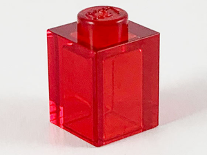 LEGO® los onderdeel Steen in kleur Doorzichtig Rood 3005